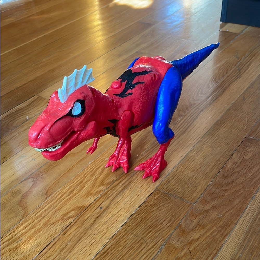 Red and Blue Dinosaur Toy